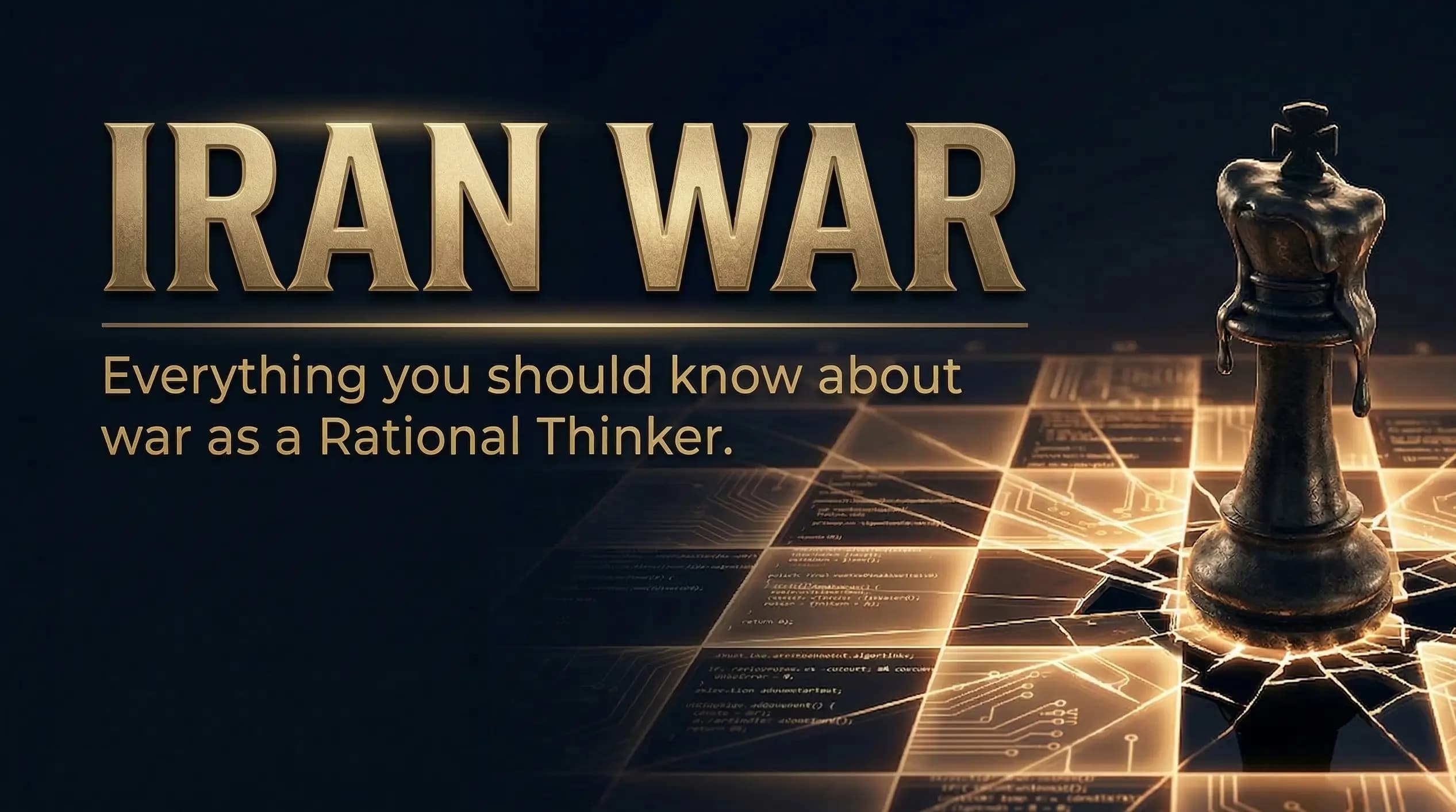 Iran War: Everything you should know about it as a Rational Thinker